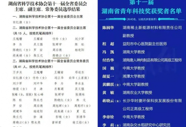 华时捷科技总经理蒋晓云当选湖南省科协第十一届全省委员会副主席